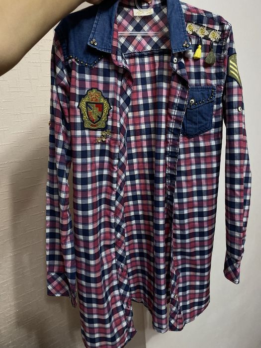 Сорочка в клітинку