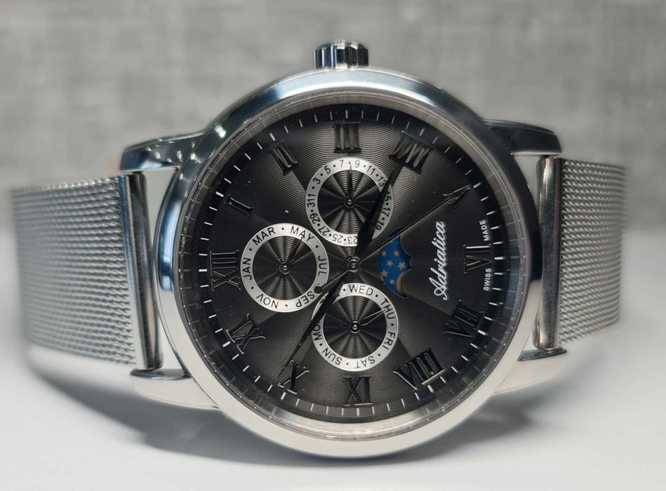 Чоловічий годинник Adriatica 1100.706.1 Swiss made
