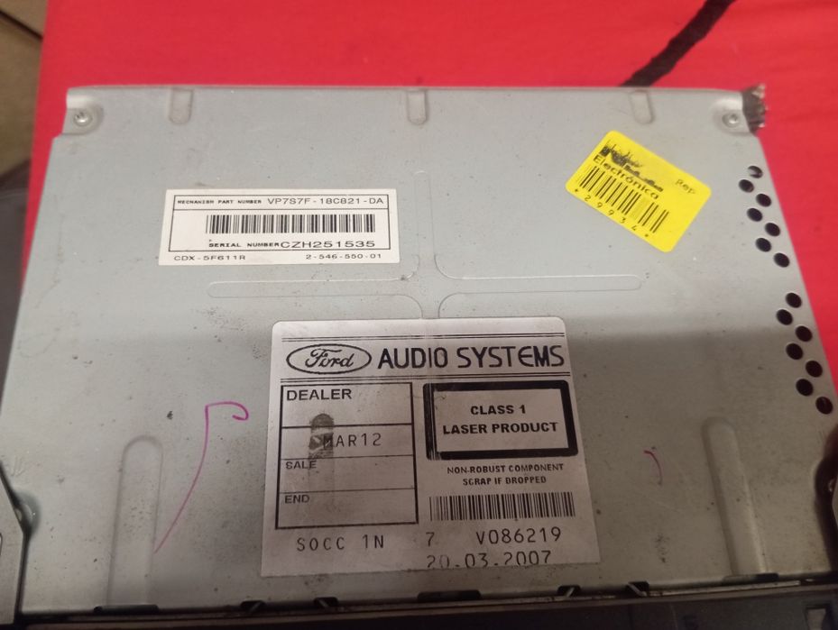 Rádio Sony (Ford)
