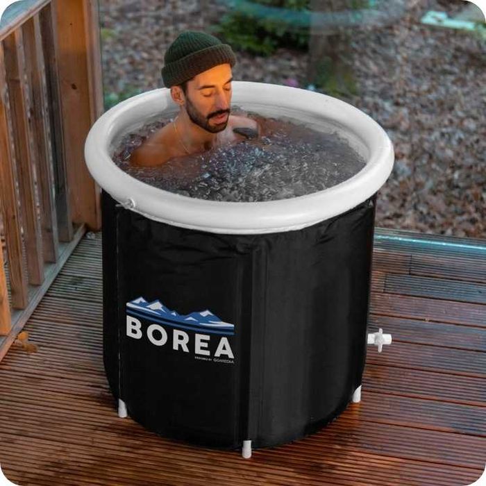 Wanna do morsowania składana beczka balia lód 360l termometr