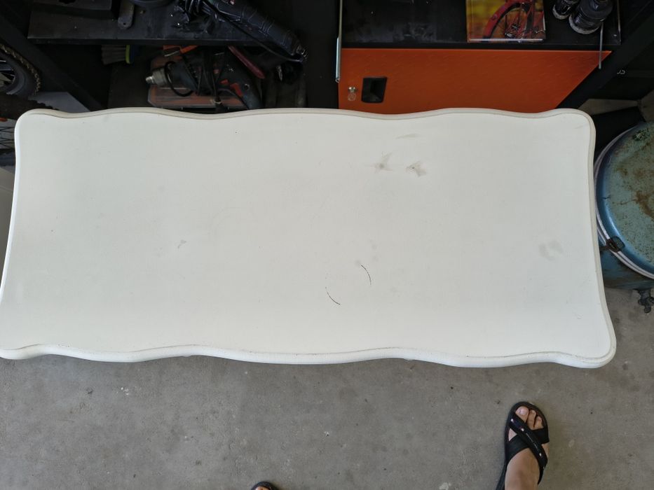 Konsola toaletka biała z szufladami