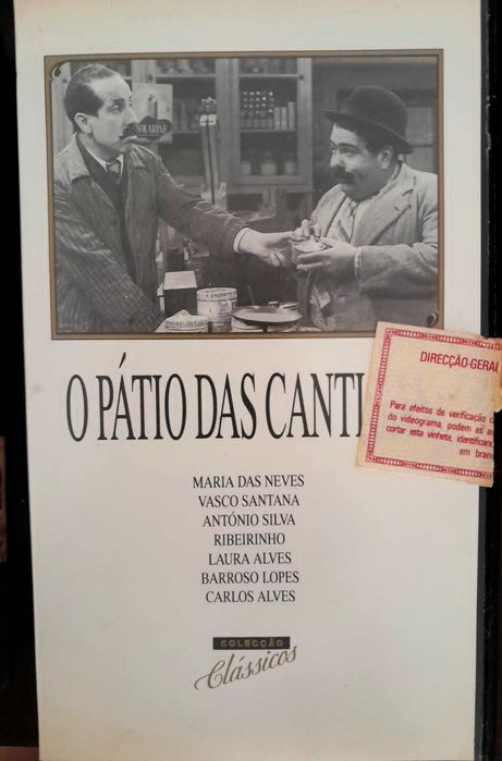 Cassetes VHS Clássicos Portugueses - Leão da Estrela; Pátio das Cantigas...