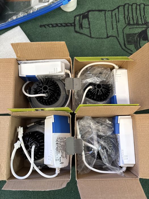 Led downlights, x4 Top qualidade IP65!