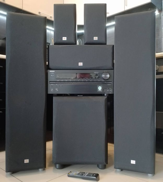 Kino Domowe Onkyo Kolumny JBL Subwoofer Aktywny