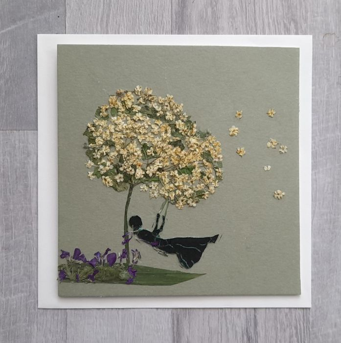 KARTKA KWIATOWA Kartki Ręczne Wykonanie