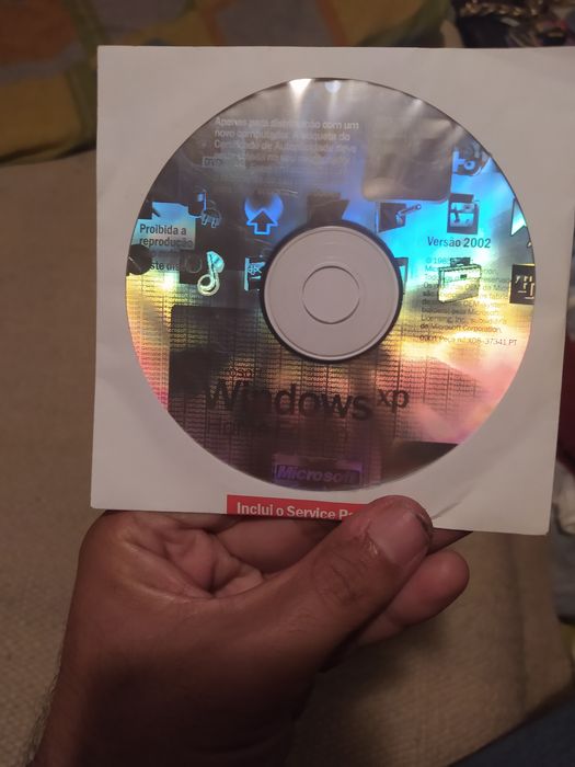 Windows XP home Pt-Portugal- versão 2002 serviço pack 1 somente disco! Oferta dos portes de envio