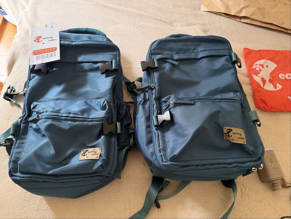 Conjunto 2 Mochilas a vácuo  Eating Miles