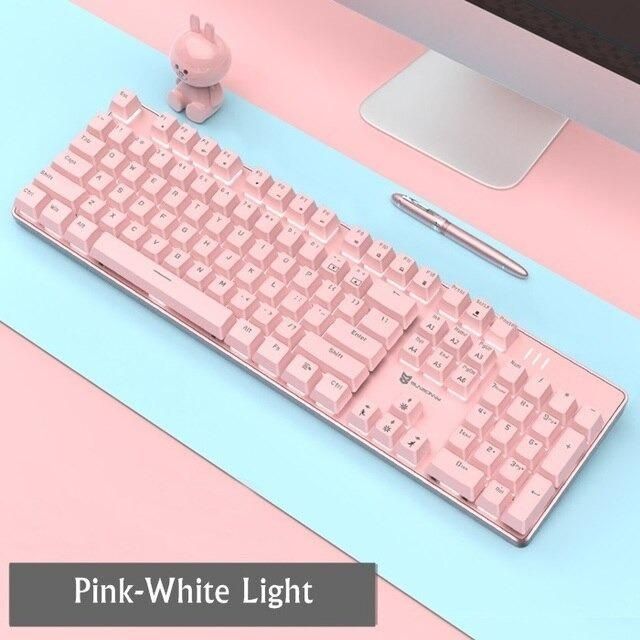 Klawiatura  Mechaniczna Różowa