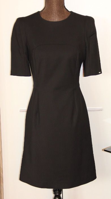 SIMPLE sukienka czarna zamek 36 S 34 Xs mała spódniczka