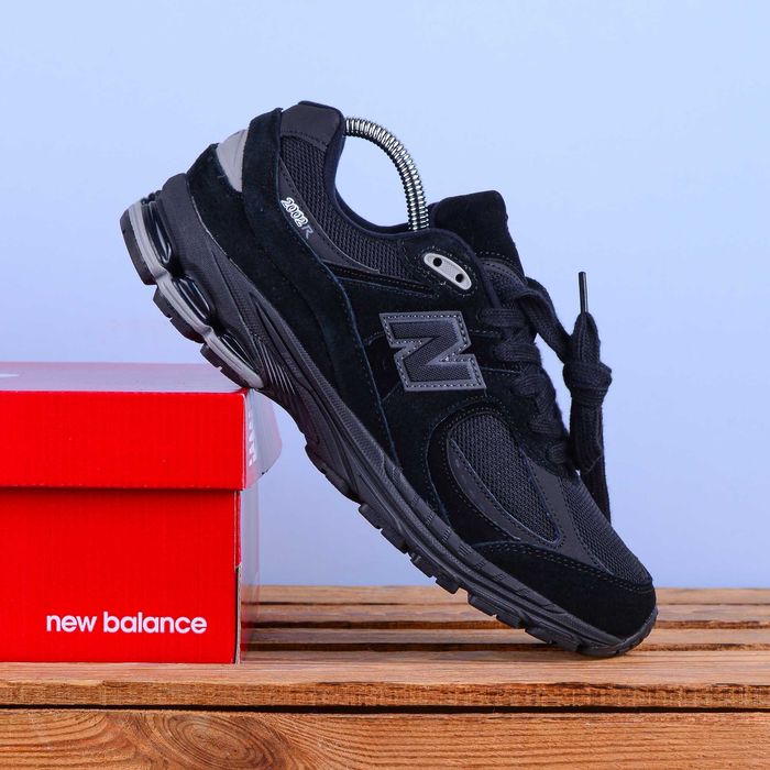 (2376) Акція! Кросівки New Balance 2002R чорний колір (41-46) нб NB ню беленс