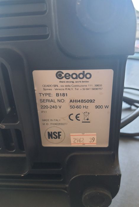 Професійний блендер Ceado B181 900W, Італія, майже новий