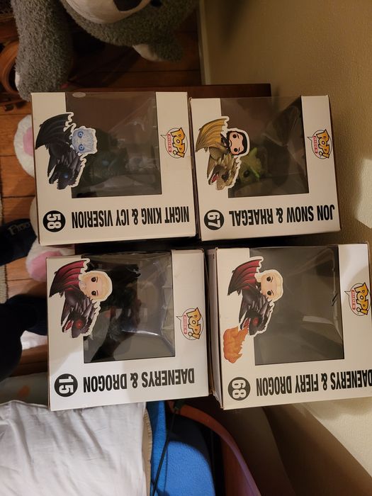 Pop Game of Thrones Night King Viserion Daenerys Drogon Jon Rhaegal