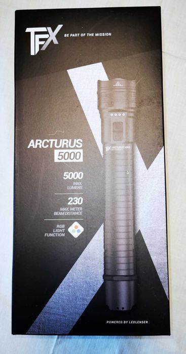 Latarka taktyczna Ledlenser TFX Arcturus 5000 - 5000 lumenów – OKAZJA!