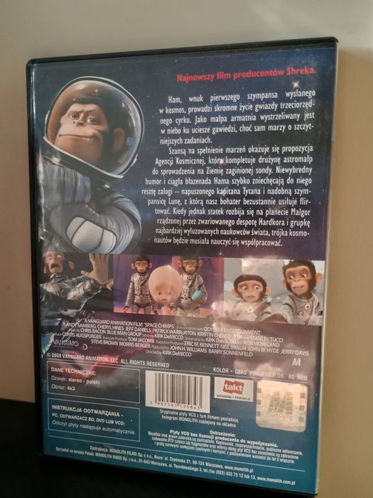 Film DVD - Małpy W Kosmosie
