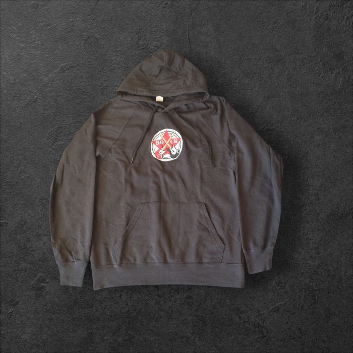 Bluza lightweight z haftem komputerowym Rock