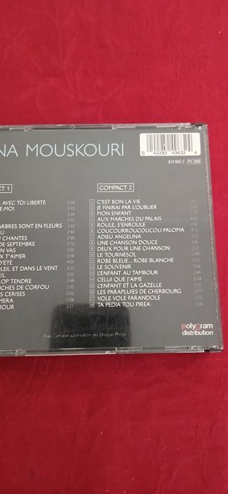 Conjunto 2 cds Nana Mouskouri