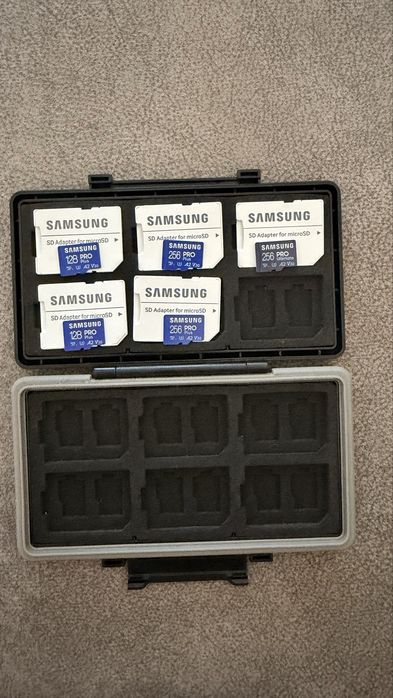Продаю Карта памʼяті Samsung Pro Plus MicroSDXC 256GB / 128GB C10 UHS-I U3 V30 A2 + SD адаптер