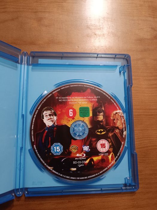 Blu Ray do filme "Batman", Tim Burton (portes grátis)