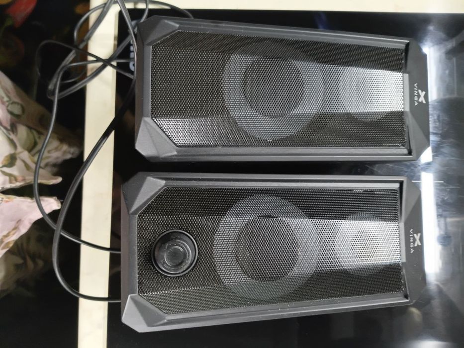 Продам комп’ютерні колонки Vinga SP-200 LED USB Black (2.0)