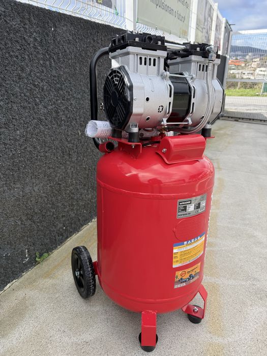 Compressor de ar 50 litros silencioso vertical