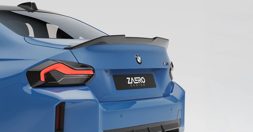 Aileron lip spoiler traseiro BMW M2 G87 Série 2 G42 - Zaero Design
