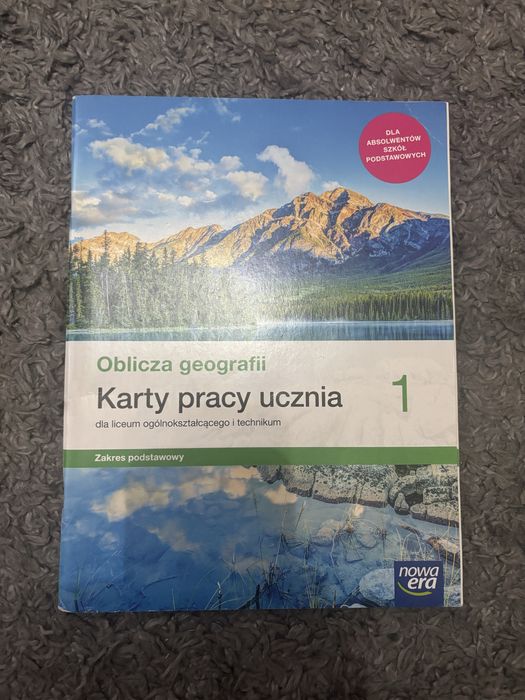 Karta pracy ucznia oblicza geografii 1 zakres podstawowy nowa era