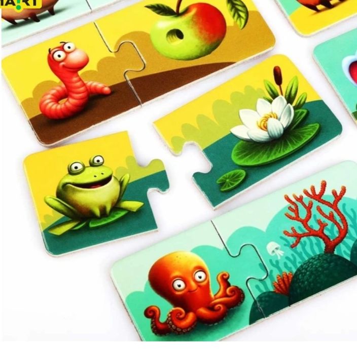 Картонные пазлы "Мой дом" Puzzlika 20 деталей