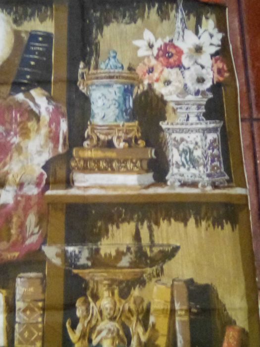 tela antiga em tecido para quadro