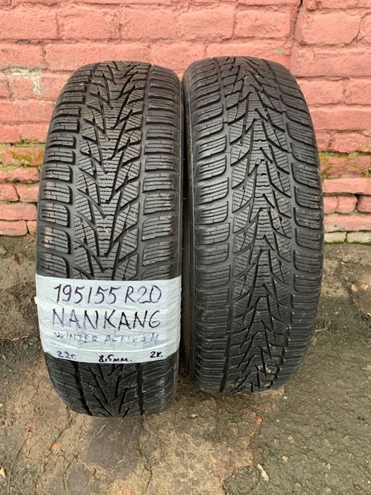 195 55 20 michelin alpin 5 и nankang 2 пары зима протектор 95% и 85%