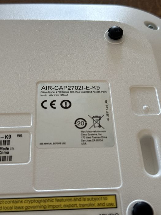 Cisco AIR-CAP2702I-E-K9 точка доступу