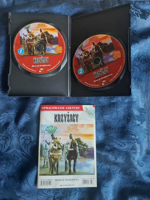 Krzyżacy płyta CD pełna wersja lektury plus opracowanie