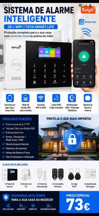 Alarme variedade. Oportunidade