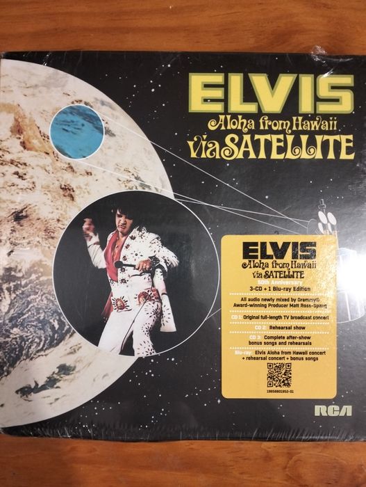 Pack 3 CD's + Blu Ray Elvis Presley Aloha From Hawaii Via Satélite