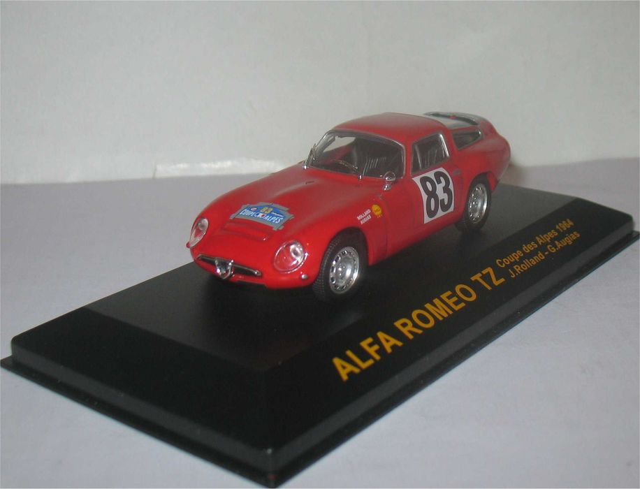 Ixo - Alfa Romeo TZ - Vencedor Coupe des Alpes 1964 - Jean Rolland
