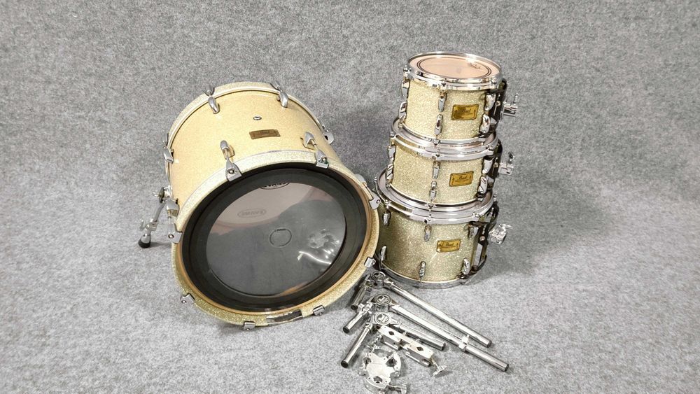 PEARL Masters Custom MMX Maple Silver Sparkle 10,12,14,20"