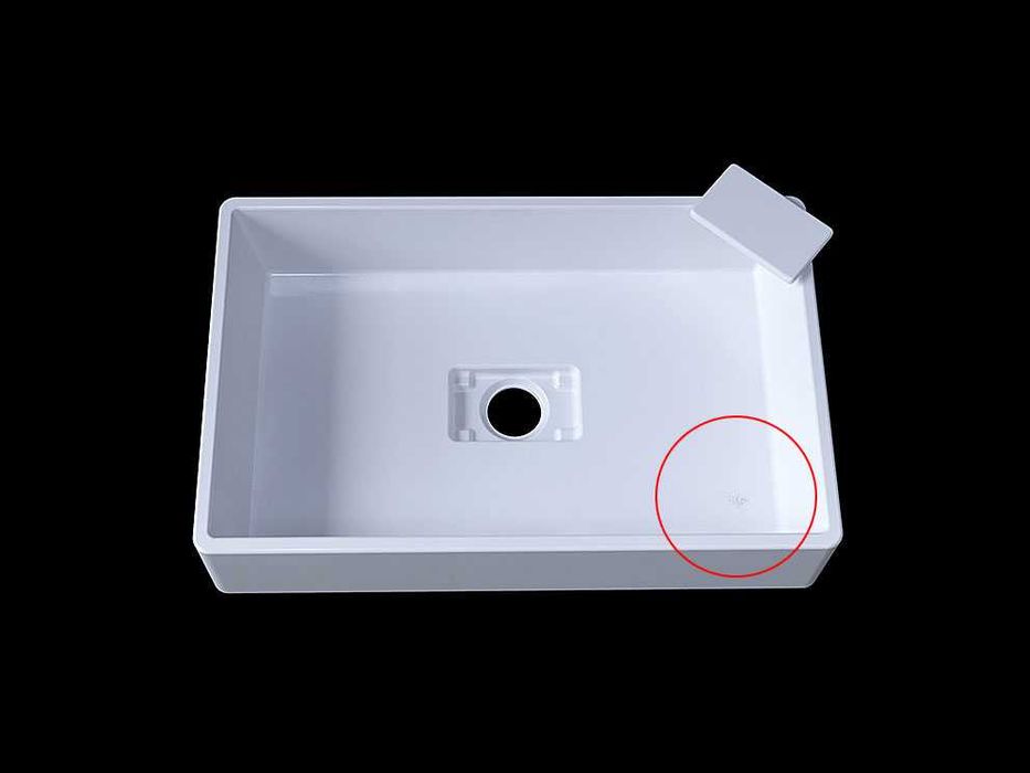 Уцінена Раковина, Умивальник накладний Luxor Mixen 60, Найнижча Ціна!