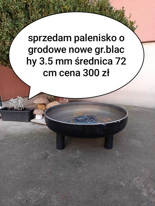 Sprzedam palenisko ogrodowe nowe średnica 72 cm