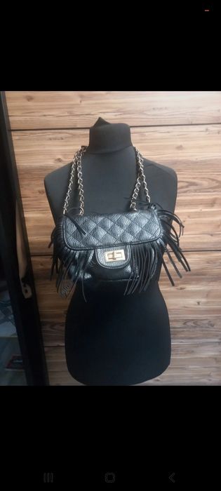 Torebka z regulacją czarna