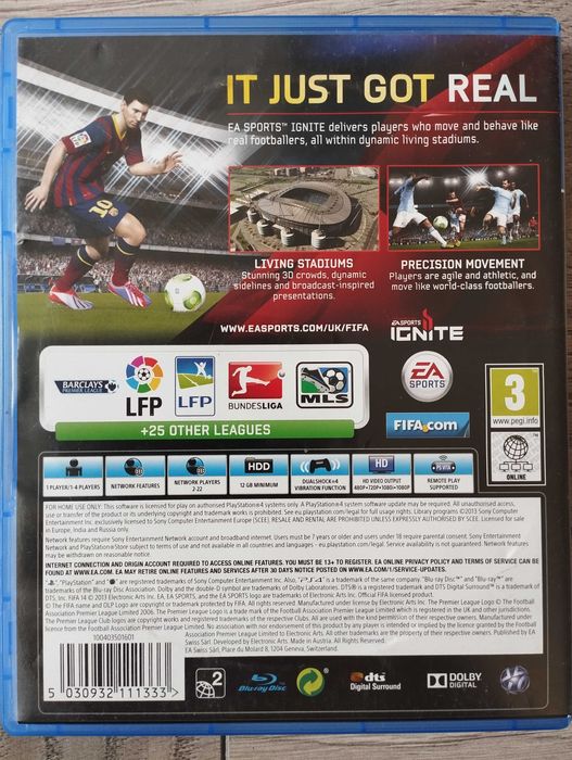 Gra Fifa 14 PS4/PS5 Playstation