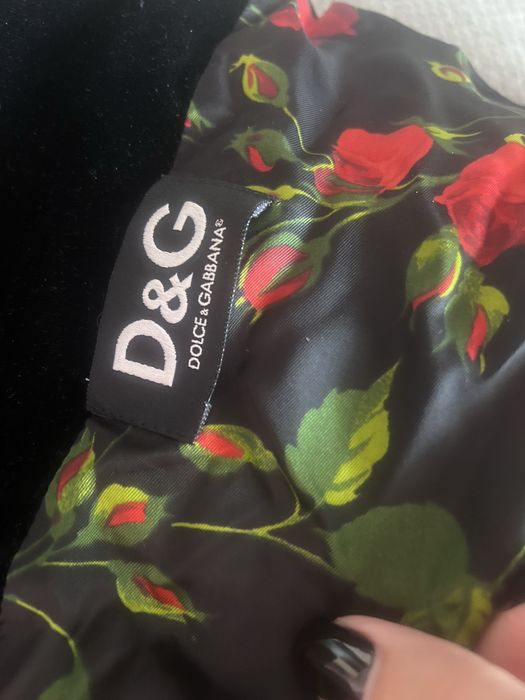 Оксамитовий жакет D&G Dolce & Gabbana, вінтаж, лінія Only Under 40, р. 38 (XS–S)