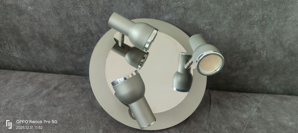 Żyrandol lustrzany LED SUFITOWY Lustro