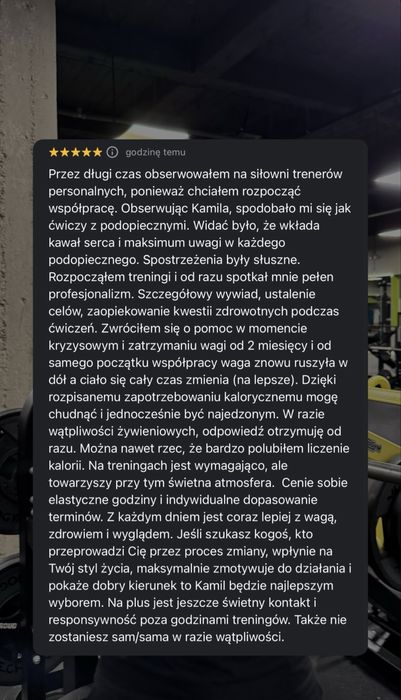 Trener personalny Łódź FitFabric