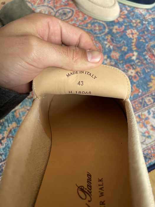 Tênis Loro Piana Summer Walk 43eu