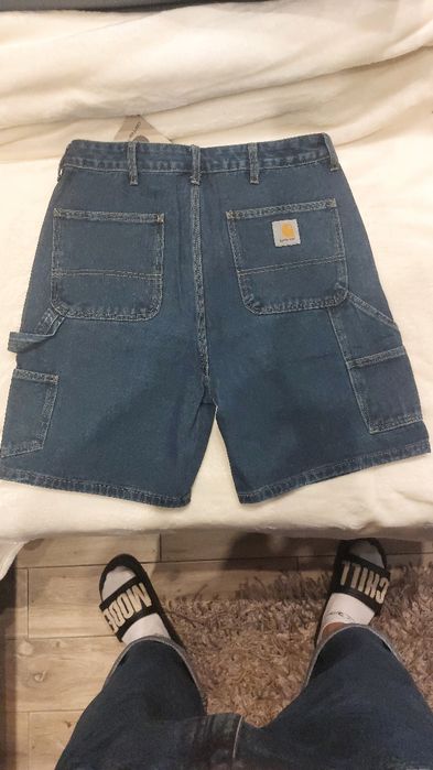Carhartt WIP Smith krótkie spodenki jeansowe L
