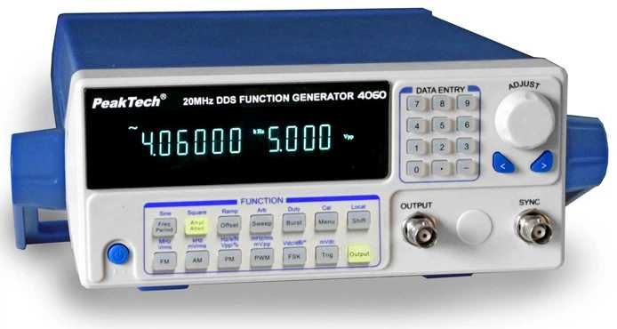 Осцилограф PeakTech 4060MV, генератор до 20 MHz (2394)