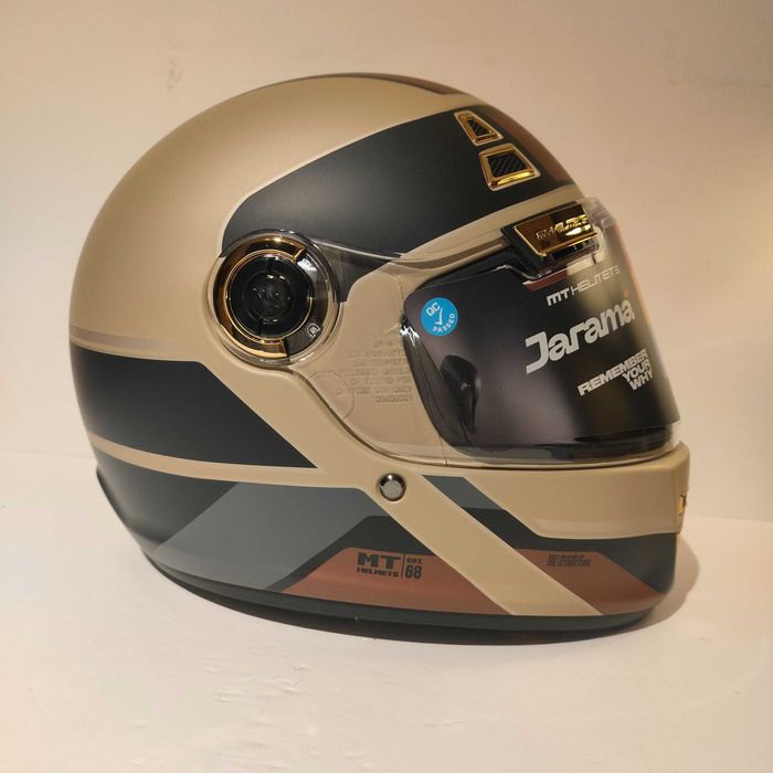 Capacete MT Jarama integral clássico vintage mota novo