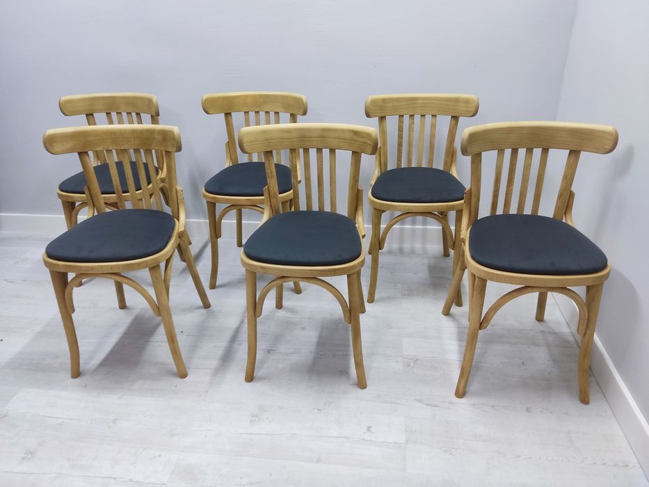 Krzesła Thonet Fameg Radomsko satelitę rustykalne po renowacji