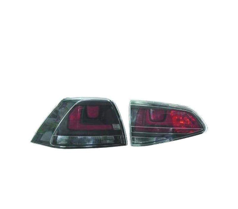 FAROLINS TRASEIROS VOLKSWAGEN VW GOLF 7 LIMOUSINE 12-17 FUNDO PRETO