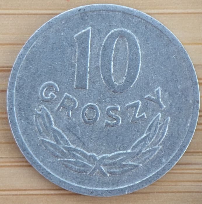 Zestaw 10 groszy PRL (1949, 1961, 1968, 1969)