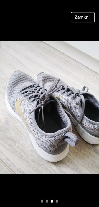 Prawie nowe Adidasy 'Nike' 38.5 złoty znaczek